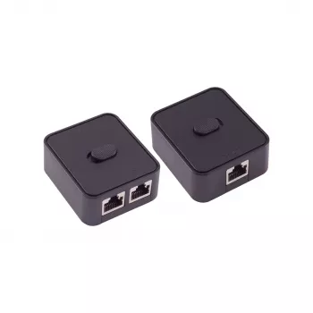 Switch de rețea manual SHIVERPEAKS, 3 porturi, negru BS08-01100
