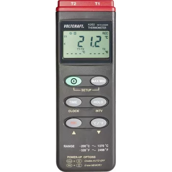 Termometru cu datalogger Voltcraft K202, aparat de măsurare a temperaturii (306)