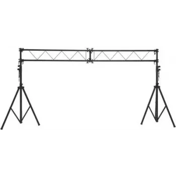 Sistem de traversă Eurolite Show Stand III cu stativ cu trei picioare, sarcină 50 kg, lățime 300 cm, negru 59007030