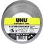 Bandă textilă universală UHU, 48 mm x 50 m, gri, extra puternică, acoperită cu poliester, 1 rolă 46615