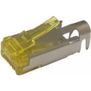 Conector de câmp Hirose TM31P-TM-88P(01) RJ-45 tată STP CAT6a, galben transparent