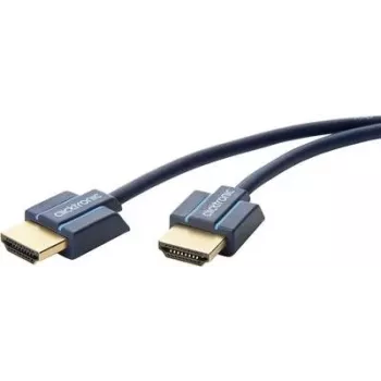 Cablu HDMI ClickTronic 70703 1,5 m HDMI Type-A tată la tată, albastru, 4K 60Hz 18Gbps