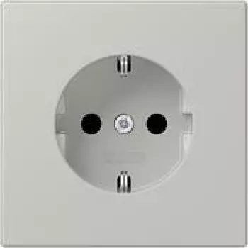 Priză SCHUKO JUNG LC 1520 205 16 A 250 V, duroplast vopsit, seria LS, gris clair 31 (32013)