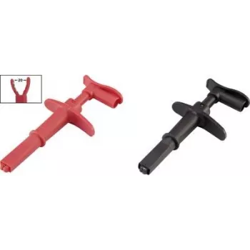 Clemă crocodil VOLTCRAFT cu mufă 4 mm CAT III 1000 V, CAT IV 600 V negru/roșu MSK-116 (VC-8371750)