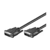 Cablu Wentronic goobay DVI-D Dual Link 0,5 m negru cu șuruburi fluture 93295