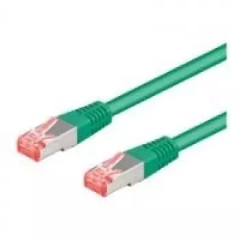 Cablu patch Wentronic 95647 CAT6, RJ45 tată la tată, 25 m, verde