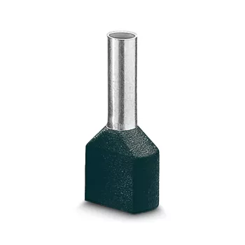 Manșon dublu pentru capăt de fir LAPP, 0,75 mm², 8 mm, izolat parțial, gri, 500 bucăți 61802000