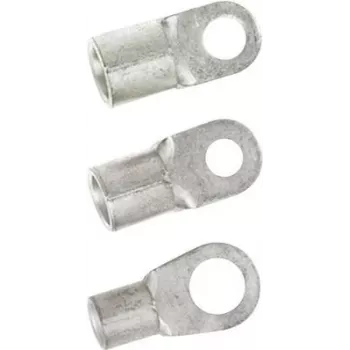 LAPP Ring Cable Lug 10 mm², 6.5 mm Hole, Uninsulated, 100 pcs 63204245