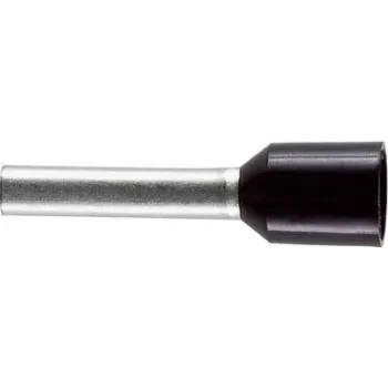 LAPP Wire End Ferrule 1.5 mm² 10 mm Partially Insulated Black (500 pcs) 61802068