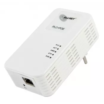 Bridge Powerline ALLNET ALL1681203-CH 1200 Mbps Gigabit PoE+ cu priză integrată