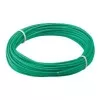 Fir lițat izolat Wentronic Goobay, verde, 10 m, 1 conductor, 18 x 0,1 mm (55042)