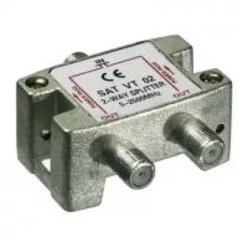 Distribuitor SAT 2 căi Wentronic Goobay 5-2500 MHz F-Type (67001)