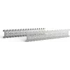 SCHROFF 23130084 19 inch Rack Mounting Kit - Steel, Zinc-Plated, 2 Brackets, 4 Screws M4x10, 4 Nuts M4, 4 Washers, 4 Plastic Washers