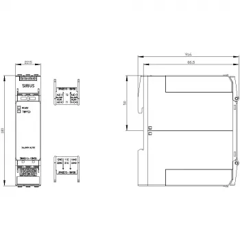 Releu termic de suprasarcină Siemens SIRIUS 3RN2, 0,7-1,0 A, clasa 10, S00, borne cu șurub 3RN2010-1BW30