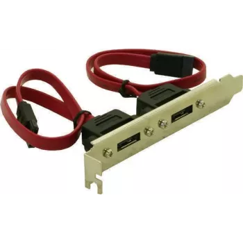 Suport de slot Delock, intern 2x SATA la extern 2x eSATA (65116)
