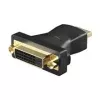 Adaptor Wentronic Goobay HDMI la DVI-D, HDMI tată la DVI-D mamă, aurit, negru, 2560x1600 68930