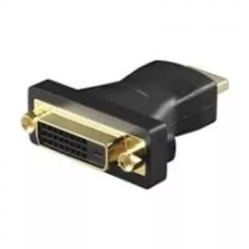 Adaptor Wentronic Goobay HDMI la DVI-D, HDMI tată la DVI-D mamă, aurit, negru, 2560x1600 68930