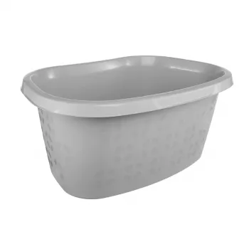 Cadă de rufe keeeper Tilda, 30,5 L, Nordic Grey, ergonomică 1009213000000