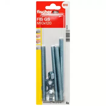 Ancoră filetată Fischer FIS GS M10 x 120 K NV 120 mm, oțel galvanizat, 1 bucată 503791