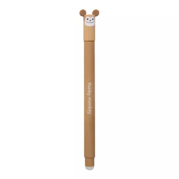 Pix gel FABER-CASTELL EBERHARD FABER Animal Erase it! Maimuță 0,7 mm albastru 582110