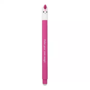 Pix gel Faber-Castell Eberhard Faber Animal Erase it! Unicorn 0,7 mm albastru, reîncărcabil, radierabil (1 bucată) 582111