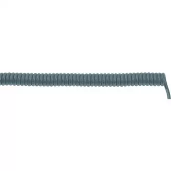 Cablu spiralat LAPP UNITRONIC SPIRAL LiF2Y11Y, 4 x 0,25 mm², 200 mm retras / 800 mm extins, gri 73220351