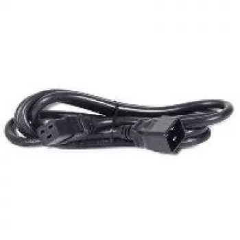 Cablu de alimentare BACHMANN IEC C20 la C19 1m negru 16A 250V 356.1228