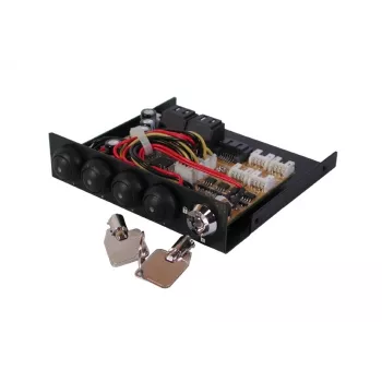 Switch SATA III EXSYS EX-3466-2 cu 4 porturi - selector 1 la 4 HDD/SSD, 6Gbps, Hot-Swap, chipset Marvell