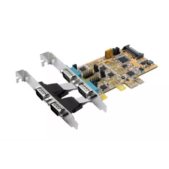 Placă PCIe EXSYS EX-45034 serială 4 porturi RS-232/422/485 (FTDI)