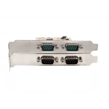 Placă PCIe EXSYS EX-45034 serială 4 porturi RS-232/422/485 (FTDI)