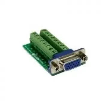 Adaptor cablu EXSYS EX-49020 VGA 16 pini verde - argintiu
