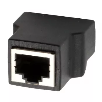 Adaptor EXSYS EX-49112 RJ45 mamă la bloc de borne cu 8 pini cu buton, CAT.5e