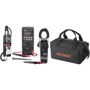 Set multimetru de electrician și clește ampermetric Voltcraft VC-12884335-VC-8466760-Set CAT III 1000V CAT IV 600V