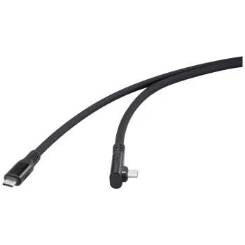 Cablu Renkforce USB4 USB-C la USB-C 1m negru 8K UHD cu conector magnetic RF-6438138