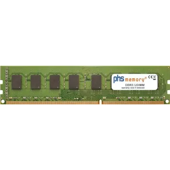 Memorie PHS-memory 2 GB DDR3 UDIMM 1066MHz PC3-8500 CL7, 240 pini, 1,5 V, Non-ECC, pentru FOXCONN 2A8C (SP325492)