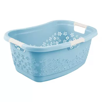 Coș de rufe ergonomic în formă de rinichi keeeper Lasse, Nordic Blue, 40 L, mânere Soft-Grip, 1 bucată 1078268000000