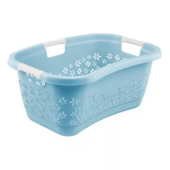 Coș de rufe ergonomic în formă de rinichi keeeper Lasse, Nordic Blue, 40 L, mânere Soft-Grip, 1 bucată 1078268000000