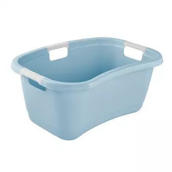 Cadă de rufe keeeper janne, ergonomică, nordic-blau, 40 L, în formă de rinichi, mânere Soft-Grip, stabilă, 1 bucată 1078368000000