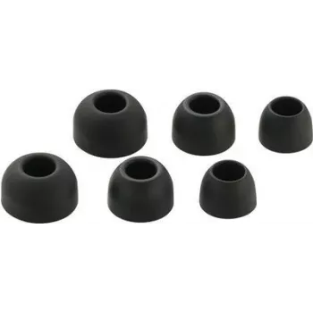 Burete pentru căști in-ear Renkforce, 3 perechi, negru (RF-5044672)