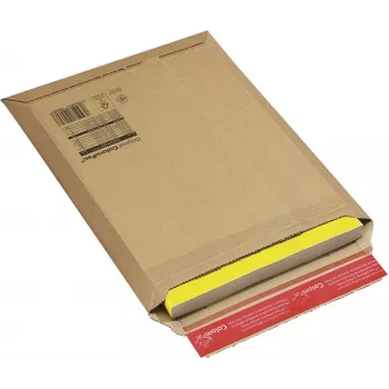 Plic de expediere Colompac CP010.06 din hârtie kraft maro, autocolant, 250 x 180 mm, pachet de 20 CP010.06.020