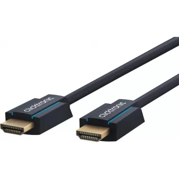 Cablu HDMI High Speed ClickTronic 70308 12,5 m cu Ethernet - albastru