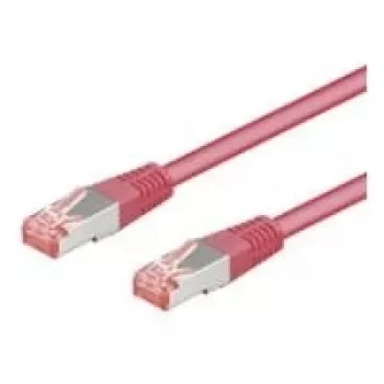 Cablu patch Wentronic Goobay CAT 6 S/FTP, magenta, 30 m, LSZH, cupru 93440