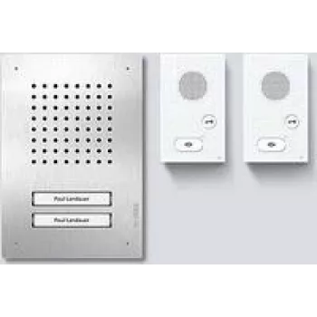 Siedle SET CLAB 850-2 E/W Audio Set Classic Stainless Steel/White 210010046-00