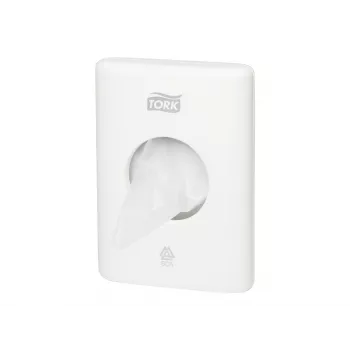 Suport pentru saci de gunoi Tork 566000, de interior, alb