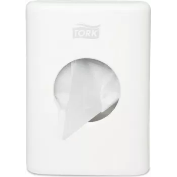 Suport pentru saci de gunoi Tork 566000, de interior, alb