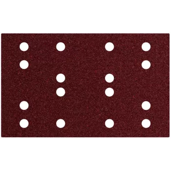 Foi abrazive cu velcro Metabo 80 x 133 mm, granulație P120, aspirare cu 16 găuri, pachet de 50 (SRA) 635194000