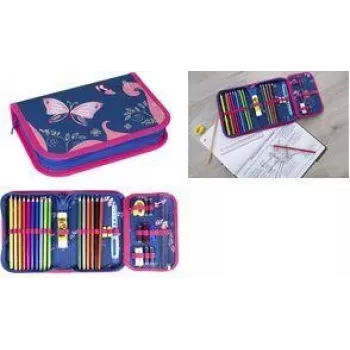 Penar școlar Faber-Castell Eberhard Faber Butterfly 32 piese poliester 577471