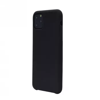 Husă din silicon JT Berlin Steglitz neagră pentru iPhone 12/12 Pro 10538