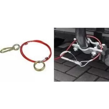 Cablu de siguranță pentru remorcă IWH 019611 oțel 1 m