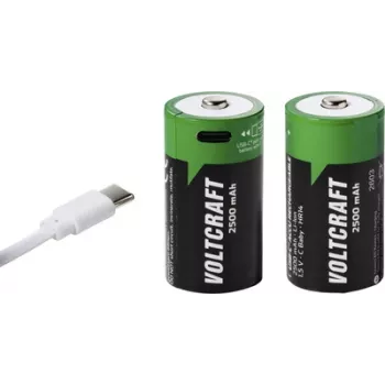 Acumulator Li-Ion VOLTCRAFT C 2500 mAh 1,5 V, pachet de 2 (VC-17275575)